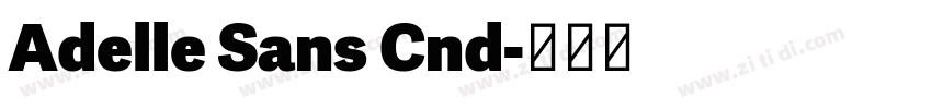 Adelle Sans Cnd字体转换